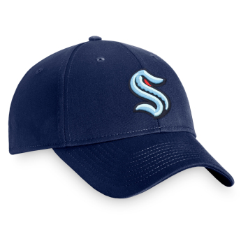 Seattle Kraken czapka baseballówka Core Structured Adjustable blue