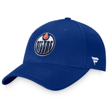 Edmonton Oilers czapka baseballówka Core Structured Adjustable blue