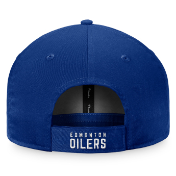 Edmonton Oilers czapka baseballówka Core Structured Adjustable blue