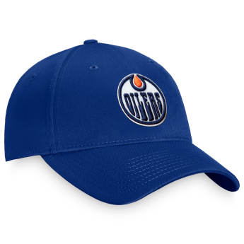 Edmonton Oilers czapka baseballówka Core Structured Adjustable blue