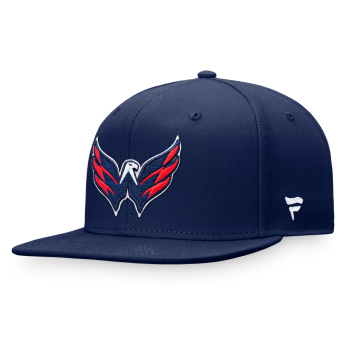 Washington Capitals czapka flat baseballówka Core Snapback blue