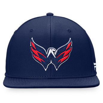 Washington Capitals czapka flat baseballówka Core Snapback blue