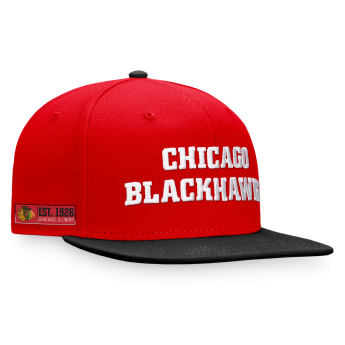 Chicago Blackhawks czapka flat baseballówka Iconic Color Blocked Snapback RB