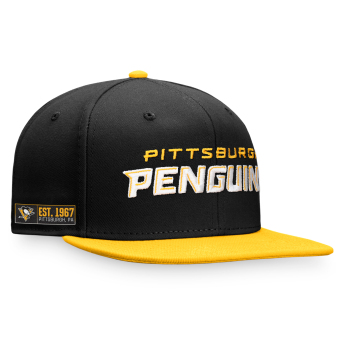 Pittsburgh Penguins czapka flat baseballówka Iconic Color Blocked Snapback BY