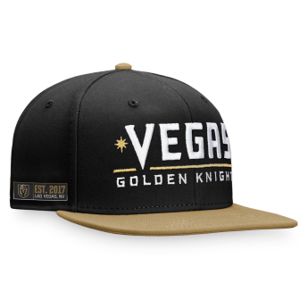 Vegas Golden Knights czapka flat baseballówka Iconic Color Blocked Snapback BB