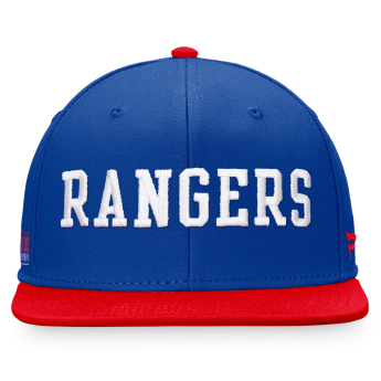 New York Rangers czapka flat baseballówka Iconic Color Blocked Snapback BR
