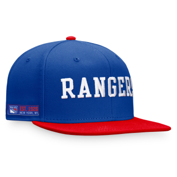 New York Rangers czapka flat baseballówka Iconic Color Blocked Snapback BR