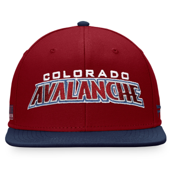 Colorado Avalanche czapka flat baseballówka Iconic Color Blocked Snapback RN