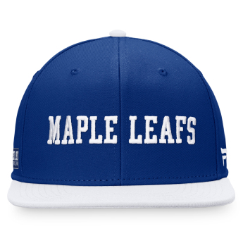 Toronto Maple Leafs czapka flat baseballówka Iconic Color Blocked Snapback BW