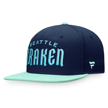 Seattle Kraken czapka flat baseballówka Iconic Color Blocked Snapback BG