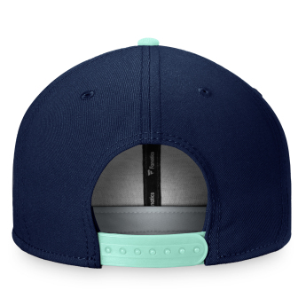 Seattle Kraken czapka flat baseballówka Iconic Color Blocked Snapback BG