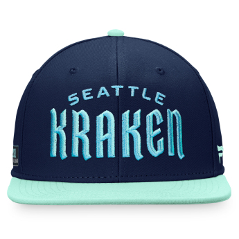 Seattle Kraken czapka flat baseballówka Iconic Color Blocked Snapback BG