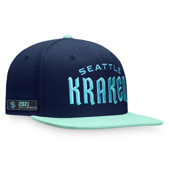 Seattle Kraken czapka flat baseballówka Iconic Color Blocked Snapback BG