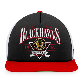Chicago Blackhawks czapka flat baseballówka True Classic Foam Front Trucker
