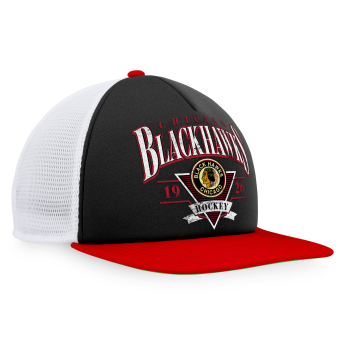 Chicago Blackhawks czapka flat baseballówka True Classic Foam Front Trucker