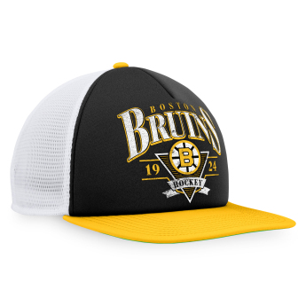 Boston Bruins czapka flat baseballówka True Classic Foam Front Trucker