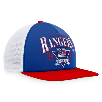 New York Rangers czapka flat baseballówka True Classic Foam Front Trucker