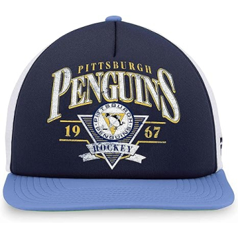Pittsburgh Penguins czapka flat baseballówka True Classic Foam Front Trucker