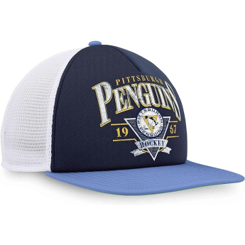 Pittsburgh Penguins czapka flat baseballówka True Classic Foam Front Trucker