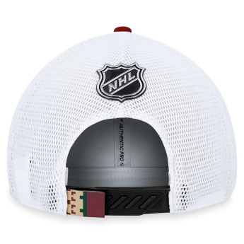 Arizona Coyotes czapka baseballówka Draft 2023 Podium Trucker Adjustable Authentic Pro
