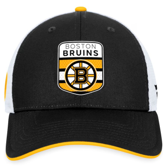 Boston Bruins czapka baseballówka Draft 2023 Podium Trucker Adjustable Authentic Pro