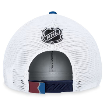 Colorado Avalanche czapka baseballówka Draft 2023 Podium Trucker Adjustable Authentic Pro