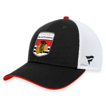 Chicago Blackhawks czapka baseballówka Draft 2023 Podium Trucker Adjustable Authentic Pro