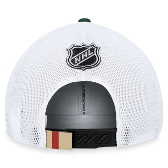 Minnesota Wild czapka baseballówka Draft 2023 Podium Trucker Adjustable Authentic Pro