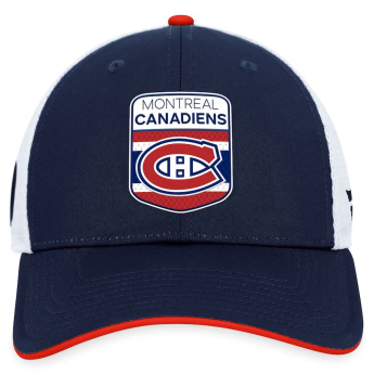 Montreal Canadiens czapka baseballówka Draft 2023 Podium Trucker Adjustable Authentic Pro