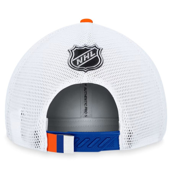 New York Islanders czapka baseballówka Draft 2023 Podium Trucker Adjustable Authentic Pro