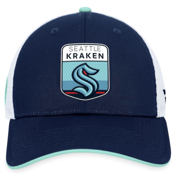 Seattle Kraken czapka baseballówka Draft 2023 Podium Trucker Adjustable Authentic Pro