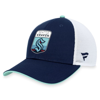 Seattle Kraken czapka baseballówka Draft 2023 Podium Trucker Adjustable Authentic Pro