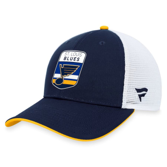 St. Louis Blues czapka baseballówka Draft 2023 Podium Trucker Adjustable Authentic Pro