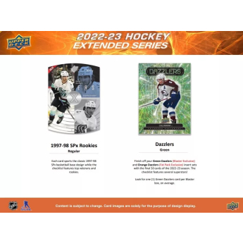 NHL pudełka karty hokejowe NHL 2022-23 Upper Deck Extended Series Blaster Box