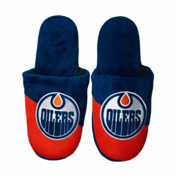Edmonton Oilers kapcie męskie Logo Staycation Slipper
