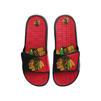 Chicago Blackhawks kapcie męskie Colorblock Slipper