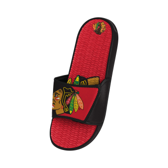 Chicago Blackhawks kapcie męskie Colorblock Slipper