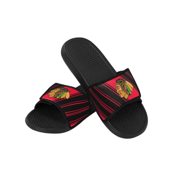 Chicago Blackhawks kapcie męskie Legacy Velcro Sport Slide Slipper