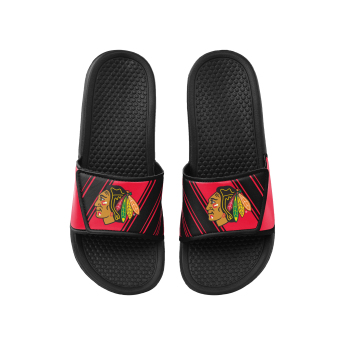 Chicago Blackhawks kapcie męskie Legacy Velcro Sport Slide Slipper