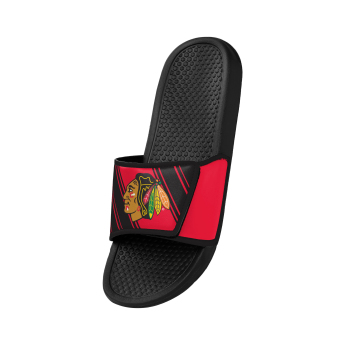 Chicago Blackhawks kapcie męskie Legacy Velcro Sport Slide Slipper