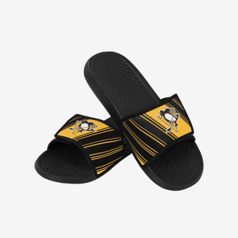 Pittsburgh Penguins kapcie męskie Legacy Velcro Sport Slide Slipper