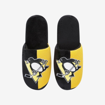 Pittsburgh Penguins kapcie męskie Logo Staycation Slipper