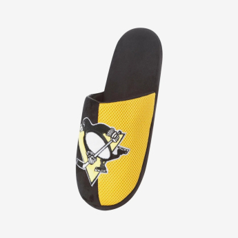 Pittsburgh Penguins kapcie męskie Logo Staycation Slipper
