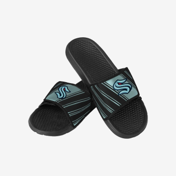 Seattle Kraken kapcie męskie Legacy Velcro Sport Slide Slipper