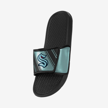Seattle Kraken kapcie męskie Legacy Velcro Sport Slide Slipper