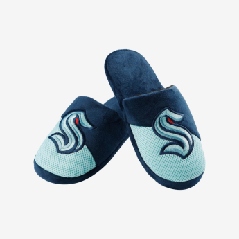 Seattle Kraken kapcie męskie Logo Staycation Slipper