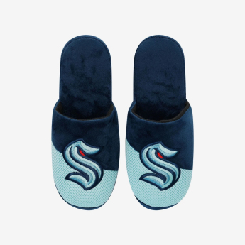 Seattle Kraken kapcie męskie Logo Staycation Slipper