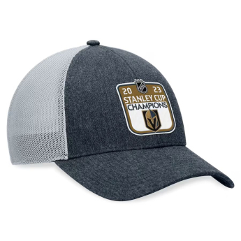 Vegas Golden Knights czapka baseballówka 2023 Stanley Cup Champions Locker Room Adjustable Hat greyS