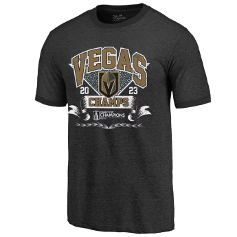 Vegas Golden Knights koszulka męska 2023 Stanley Cup Champions Ringer Tri-Blend