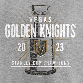 Vegas Golden Knights bluza męska 2023 Stanley Cup Champions Shootout grey